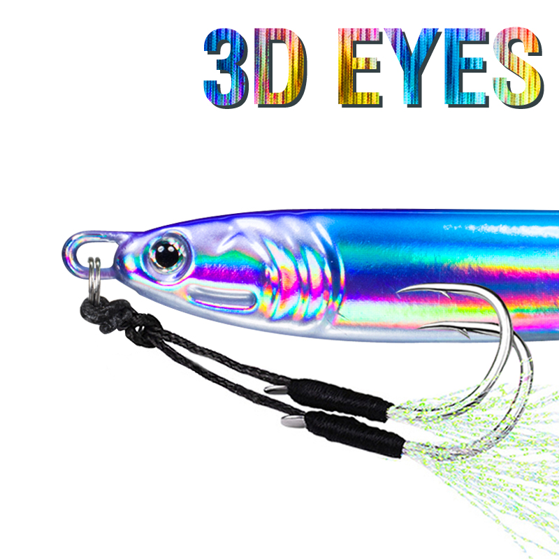 7 pçs 40g 60g 80g 100g luminos - Fishing Lure Spoon avaliação e preço
