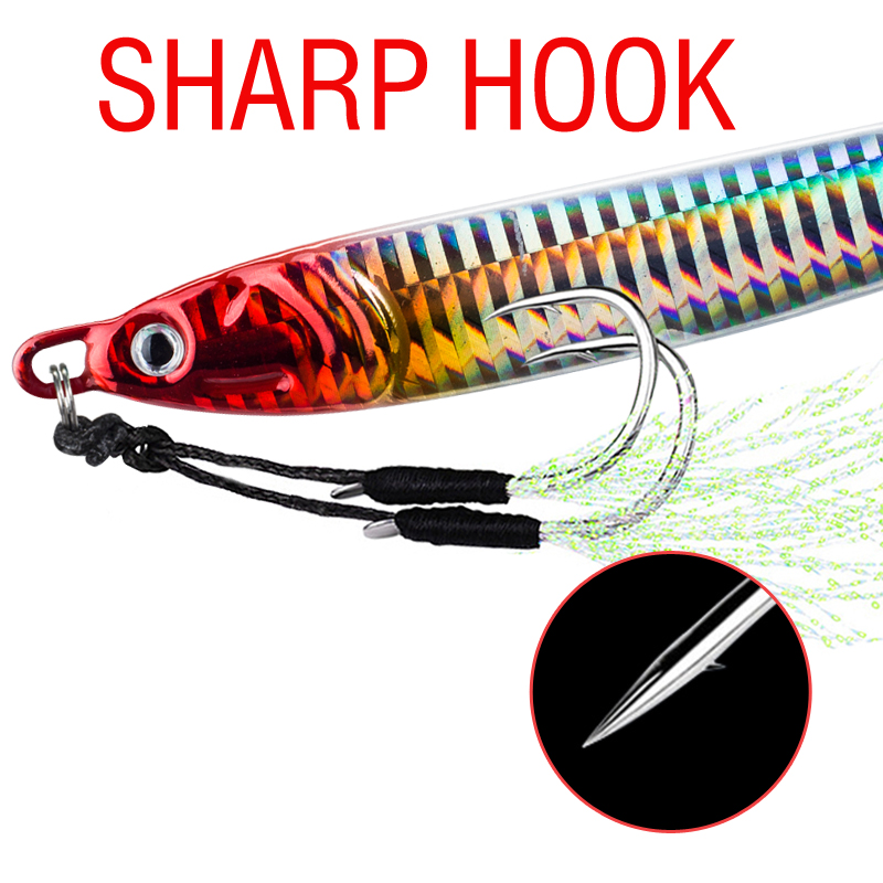 7 pçs 40g 60g 80g 100g luminos - Fishing Lure Spoon avaliação e preço