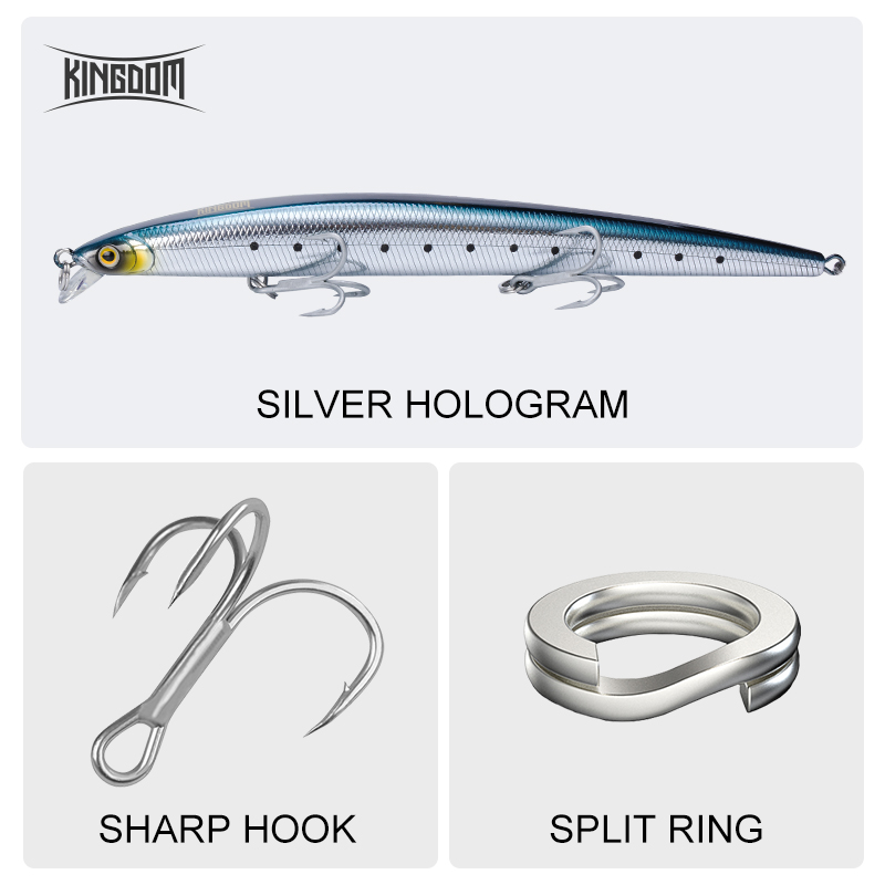 Isca Artificial Kingdom 180mm  - Fishing Lure Topwater avaliação e preço
