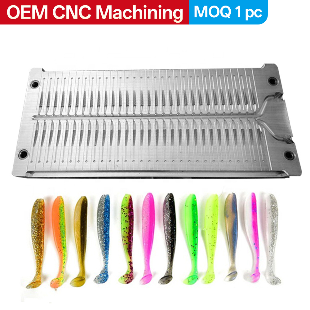 Molde de Plástico para Isca de - Fishing Lure Soft Plastic avaliação e preço