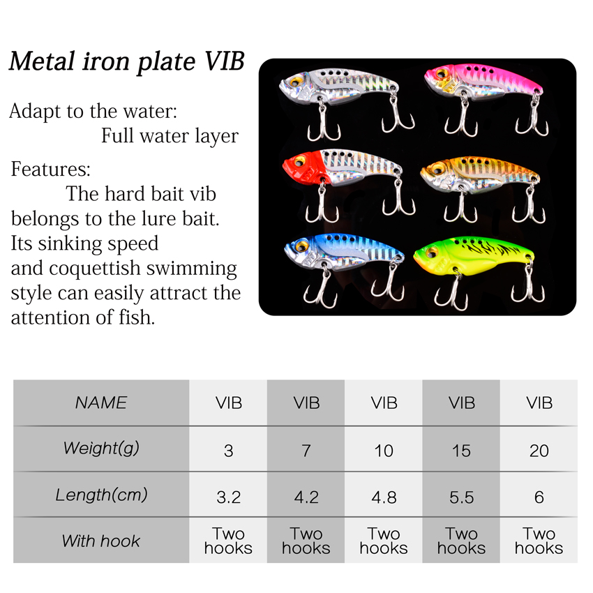 Hard Metal Vib Blade Lure para - Fishing Lure Blade Bait avaliação e preço