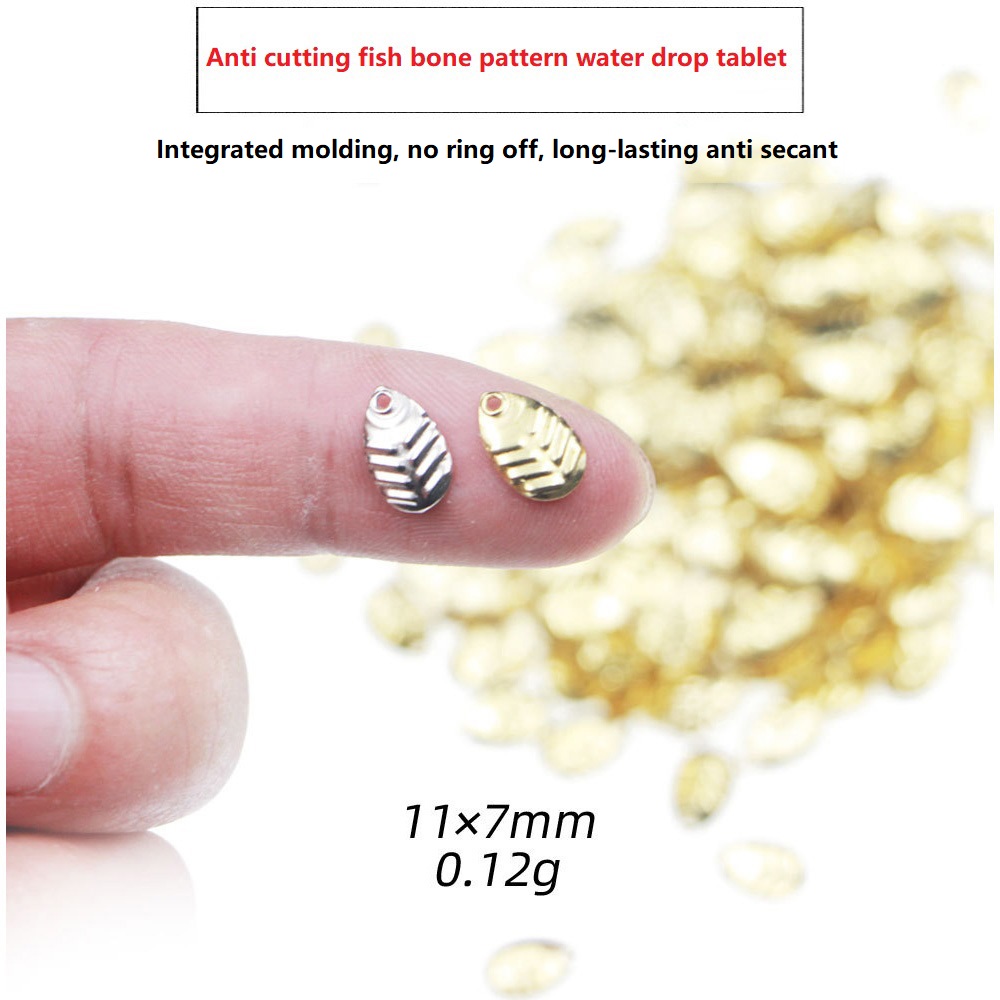50 pçs/lote diy girador de pes - Fishing Lure Spinner avaliação e preço