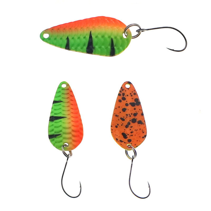 Pesca truta colher único ganch - Fishing Lure Spoon avaliação e preço
