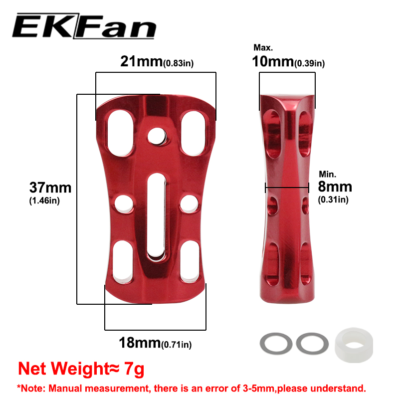 EKFan 1 peça Manivela de Carre - Fishing Lure Spinner avaliação e preço