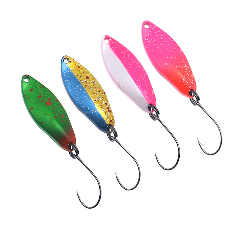 Isca de Metal TROUT Spoon 2g 2 - Fishing Lure Spoon avaliação e preço