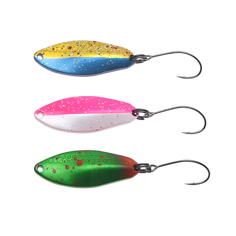 Isca de Metal TROUT Spoon 2g 2 - Fishing Lure Spoon avaliação e preço