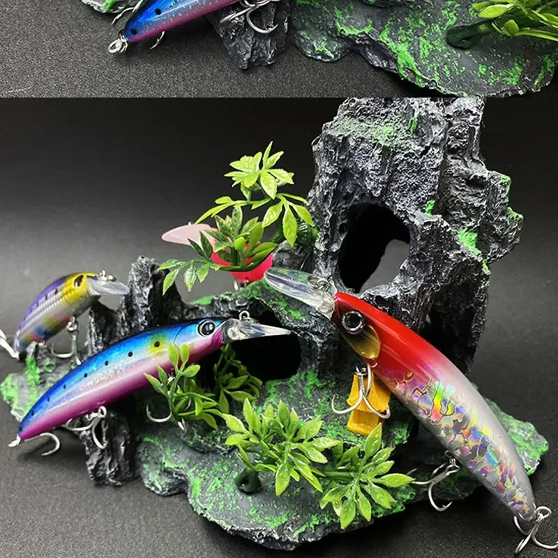 Iscas de pesca flutuantes de p - Fishing Lure Topwater avaliação e preço