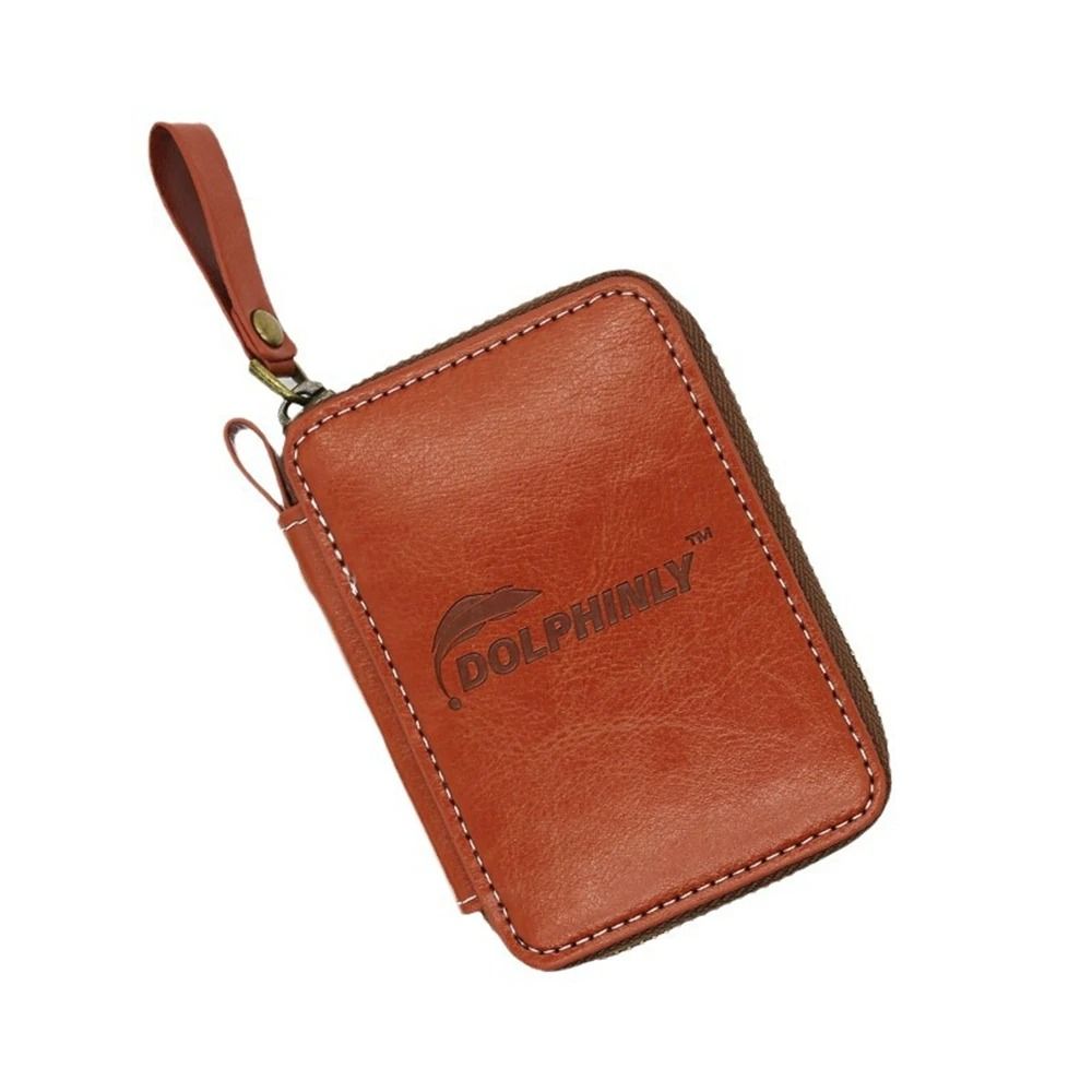 Bolsa de Pesca em Couro PU par - Fishing Lure Spinner avaliação e preço