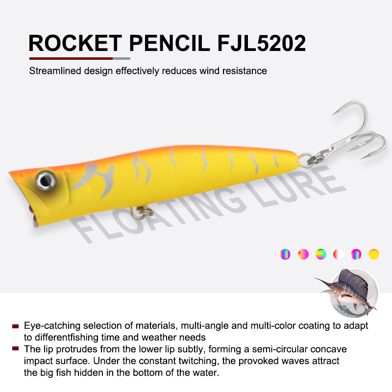 Fjord 140mm 51g popper isca de - Fishing Lure Buzzbait avaliação e preço