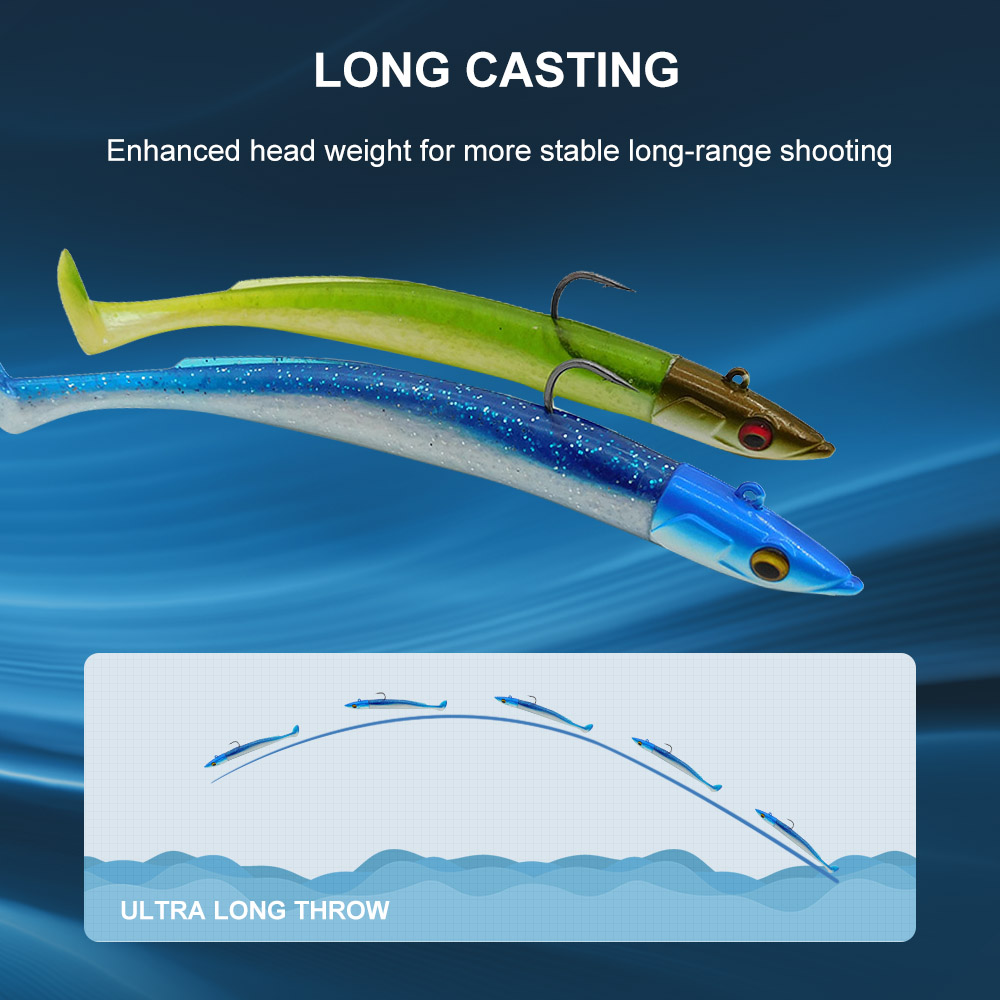 ESFISHING Isca Artificial Maci - Fishing Lure Soft Plastic avaliação e preço