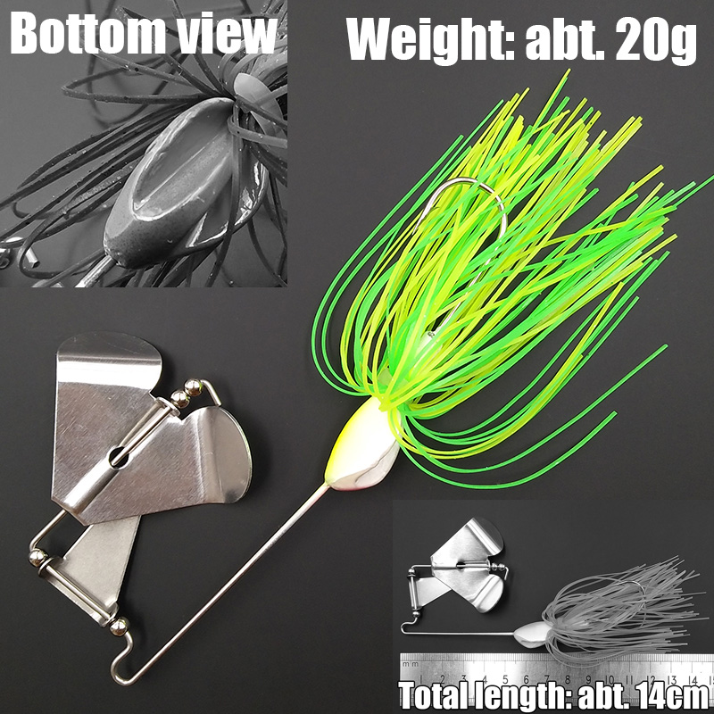 Wusanban Lunker Spinner Iscas  - Fishing Lure Blade Bait avaliação e preço