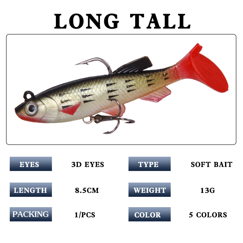 Isca de silicone macio, iscas  - Fishing Lure Soft Plastic avaliação e preço