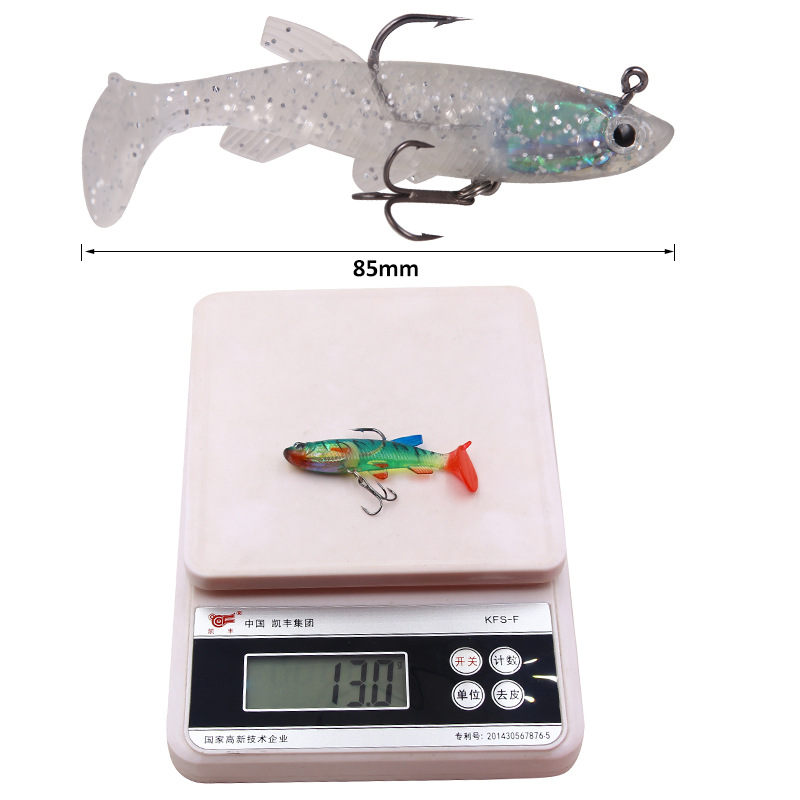 Isca de silicone macio, iscas  - Fishing Lure Soft Plastic avaliação e preço